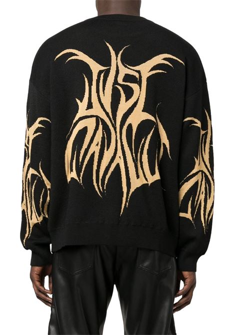Crew-neck sweater with print. JUST CAVALLI | sweaters | S03HA0467 N15052900J